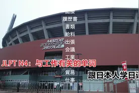 JLPT N4：与工作有关的单词，跟日本人学日语视频封面