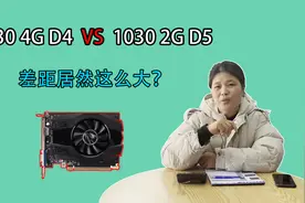 【显卡测试】GT1030 4G D4与2G D5相比，哪一款更值得购买？视频封面
