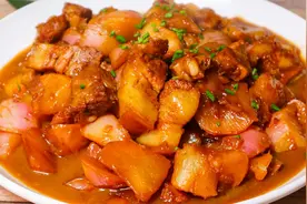 饭店做的萝卜烧肉为什么好吃呢？技巧全在视频里，软烂入味超下饭视频封面