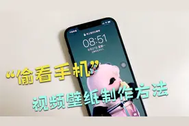 手机如何制作“偷看手机”视频动态壁纸，详细的操作方法，很实用