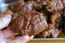 用3斤猪腱子肉在家自制卤酱肉，劲道好吃，比吃卤牛肉经济实惠！视频封面