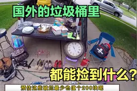 在国外的垃圾桶里都能捡到什么，驴哥带你见识一下，上午净赚500视频封面