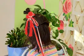 儿童编发：古灵精怪的女童古风流苏飘带编发，半扎发公主汉服发型视频封面