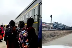 网传黑河两辆列车中途因疫情滞留，工作人员：今明两天暂定停运视频封面