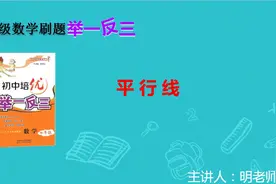 七年级数学举一反三33：平行线视频封面