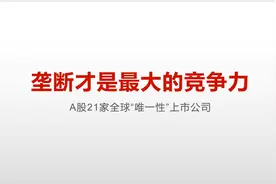 垄断才是核心竞争力，A股全球“唯一性”的21家公司，值得收藏视频封面