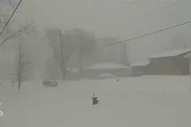 雪地狱！美国爱荷华州的冬季风暴，太震撼了视频封面