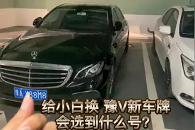 郑州豫V车牌让豪车扎堆车管所，赵掌柜也来碰碰运气，上豫V车牌号视频封面