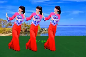 32步广场舞《浏阳河》经典老歌，温柔入耳，婉转动听