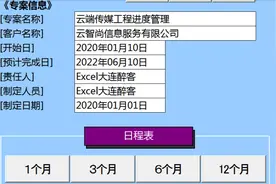 1920年度月度季项目工程进度管理动态甘特图进度条报表生产Excel视频封面