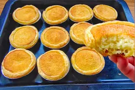 5分钟准备工作，几毛钱一个的【椰蓉蛋挞】，你还会出去吃吗