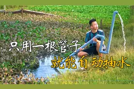 不用电和水泵，只用一根管子就能自动抽水，太不可思议了！视频封面