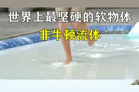 用淀粉和水混造的液体，可以承受几百斤的重量？视频封面
