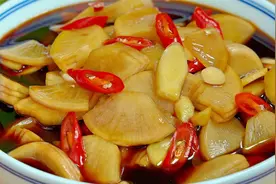 餐桌上常备开胃小菜泡萝卜条做法，清脆爽口还解腻，越泡越好吃视频封面