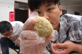 老爸为收麦子做准备，一次变50个变蛋，放上半月，溏心吃着才更香视频封面