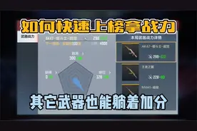 CF手游：战力系统如何快速上榜?一局游戏能加7把武器的分视频封面