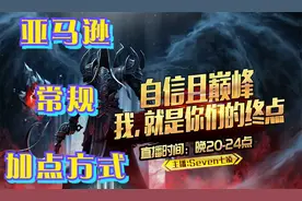 《暗黑破坏神2-1.13》亚马逊的三种常规玩法加点方式。