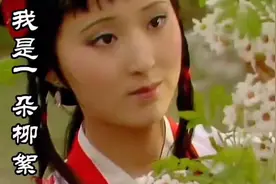 陈晓旭演唱《我是一朵柳絮》，这首歌是陈晓旭14岁时作的一首诗