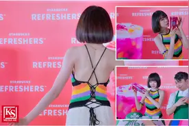 「大馬女神」林明禎，夏天大露背服裝配合，出席飲品發佈會视频封面