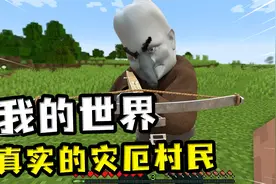 我的世界：真实的灾厄村民？掠夺者来到村庄，玩家用木盾抵挡弩箭视频封面