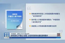 深圳入户政策准备收紧了？来看最新“征求意见稿”视频封面
