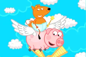 小狐狸一家,可爱的小狐狸,带着魔法吧,来爷爷的农场玩耍吧!