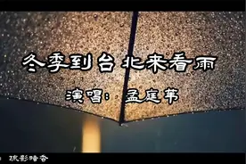 天籁之音，孟庭苇《冬季到台北来看雨》，温柔嗓音诉说思念之情！视频封面