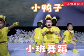 幼儿园小班舞蹈《小鸭子》，一群可爱的小鸭子上台表演，家长乐了视频封面