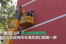 庸医”啄木鸟居民楼外墙连着打了13个洞，“心”没画成就被堵了视频封面