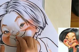 肖像漫画似颜绘上色视频教程黄色皮肤女孩上集