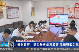 甘肃省财政厅：抓实党史学习教育 厚植财政为民情怀视频封面