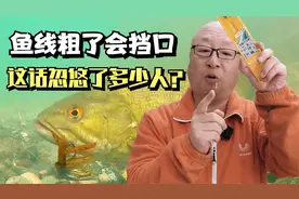 鱼线粗了会挡口吗？别再争论了，答案就在这里视频封面