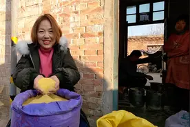 亩产236斤的谷子，加工坊碾成小米，纯绿色作物抽奖送给朋友们视频封面