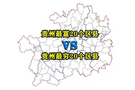 贵州省人均收入最高与最低的20个区县都是哪些？