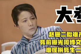 大考：赵珊二胎难产，死前曝光周博文身世，难怪拼死生二胎视频封面