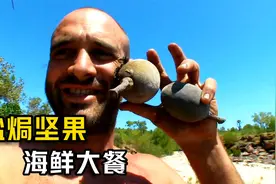德爷荒岛求生，秘制海盐焗坚果，建海景房吃海鲜自助大餐！纪录片视频封面