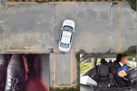 科目二模拟考试完整视频，60后大叔一把过