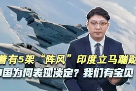 仗着有5架“阵风”印度立马蹦跶，中国为何表现淡定？我们有宝贝视频封面