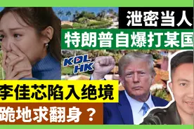 李佳芯陷入绝境，跪地求翻身？泄密当人情，特朗普自爆打某国？视频封面