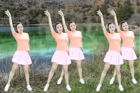 火爆DJ广场舞《站着等你三千年》，美女动人舞姿，火辣撩人