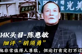 14K头目-陈惠敏细评胡须勇：我对他非常尊敬，但他肯定不是我对手视频封面