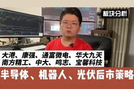 资金回流芯片，大港、康强、通富涨停！机器人、半导体、光伏如何视频封面