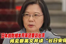 日本前防相本月率团窜访台湾，将见蔡英文并谈“台日安保”视频封面