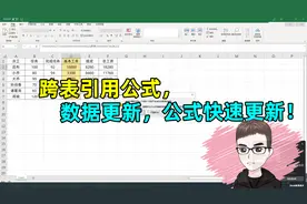 Excel技巧：跨表引用，同事发过来的新表，快速更新公式！视频封面