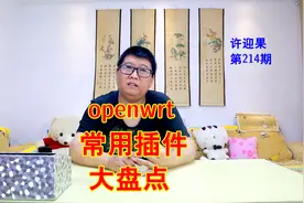 许迎果 第214期 openwrt十类常用插件大盘点