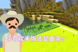 迷你世界生存联机第11期，种植水稻你喜欢吃米饭还是面条
