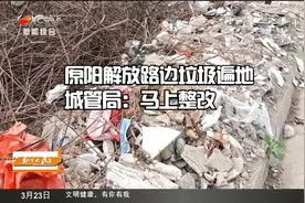 原阳：解放路边垃圾遍地，马上整改视频封面