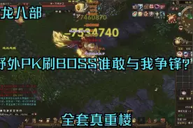天龙八部端游：怀旧服230W天山野外刷图，无人敢抢就问你豪横不？视频封面