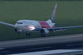 XP12：印度客机落地深圳机场全过程，飞行员炫耀其高超的飞行技术