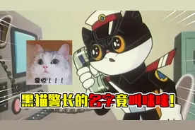 黑猫警长的原名这么接地气？堂堂猛男警长竟被取名叫咪咪！